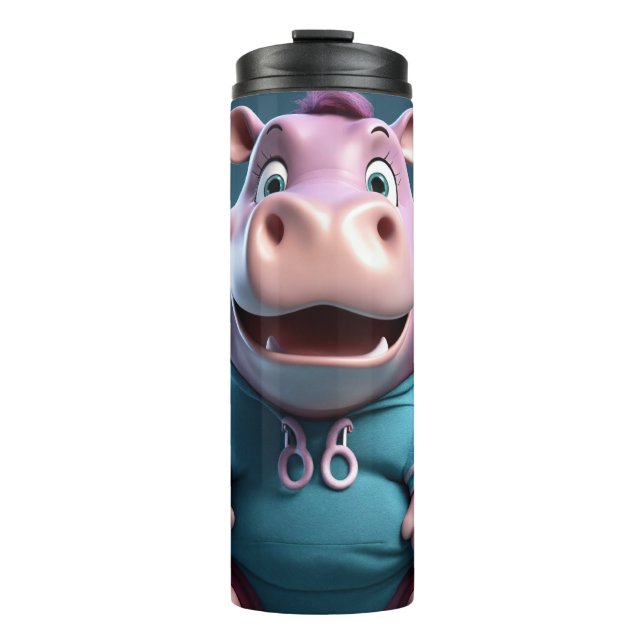 Pool Party Pals: Tumblers, die einen Splash machen Thermosbecher (Vorderseite)