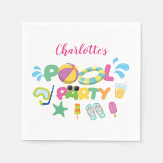 Pool-Party Serviette