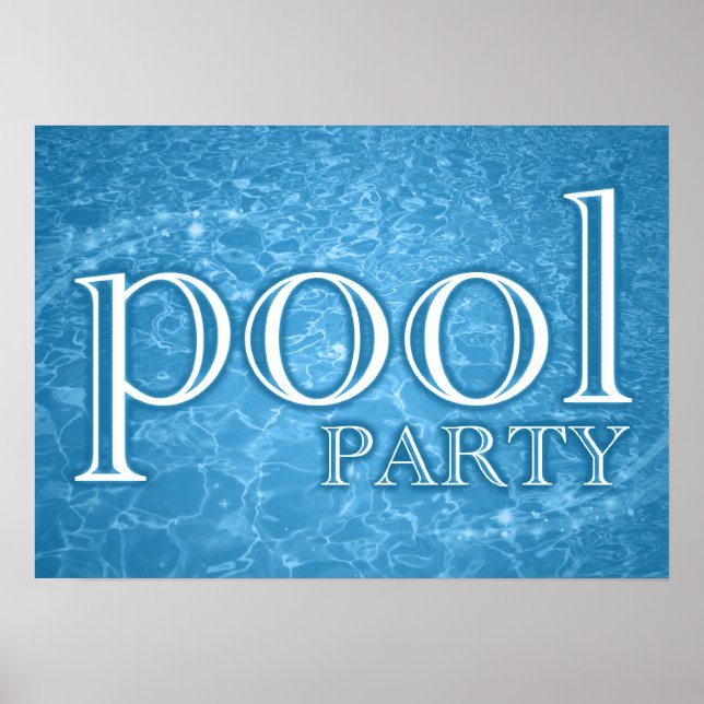 Pool Party: Sterne Poster (Vorne)
