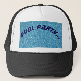 Pool Party Trucker Hat Truckerkappe