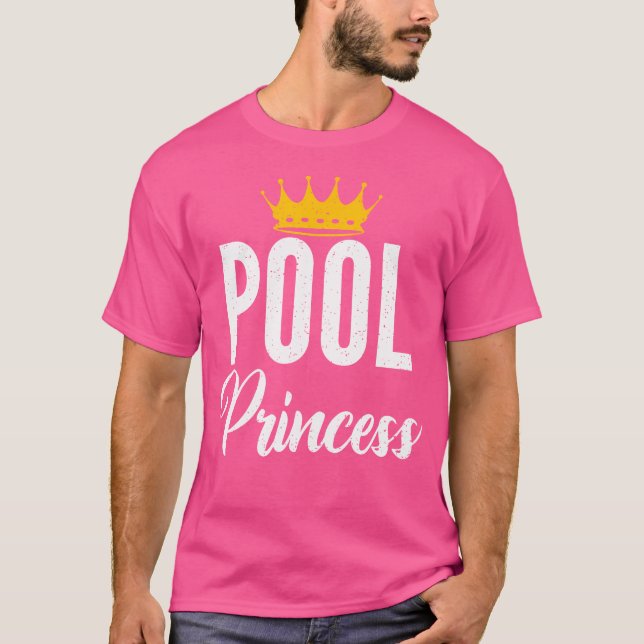 Pool Princess Pool Billard Princess T-Shirt (Vorderseite)
