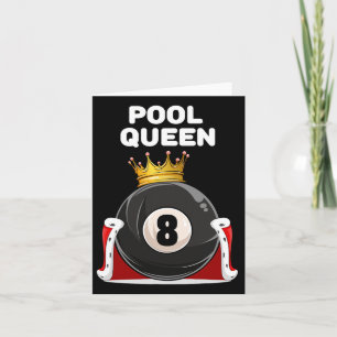 Pool Queen Girls Pool Womens Billard Pool Karte