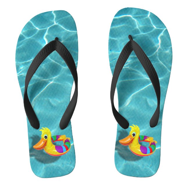 Pool Rubber Ducky Flip Flops (Fußbett)