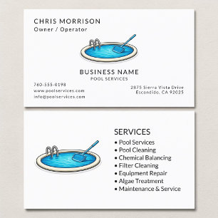 Pool-Service-Profi Visitenkarte