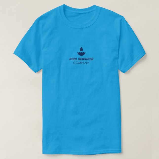 Pool Services Company T-Shirt (Design devant)