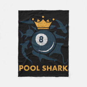Pool Shark Billiards Pool Billiards Hall Player Ba Fleecedecke