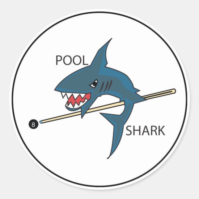 Pool Shark Sticker (Vorderseite)