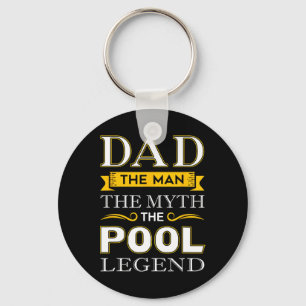 Pool Shark Vater Geschenke für Billard Väter Schlüsselanhänger