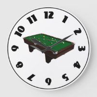 Pool Table Clock
