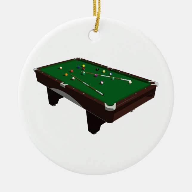 Pool Table Keramikornament (Vorne)