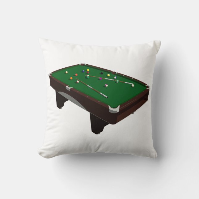 Pool Table Kissen (Vorderseite)