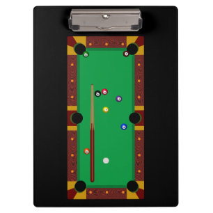 Pool Table Klemmbrett