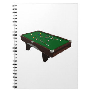 Pool Table Notizblock