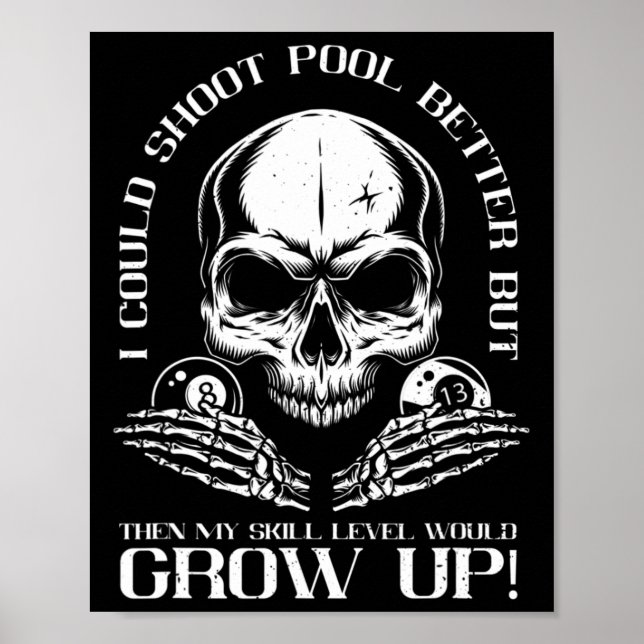 Pool und Snooker Player14 Poster (Vorne)