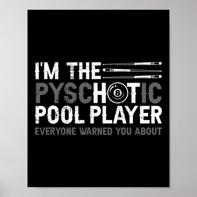 Pool und Snooker-Player7 Poster (Vorne)