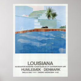 Pool und Stufen Poster