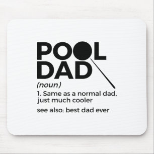 Pool Vater Definition Funny Billiard Der beste Vat Mousepad