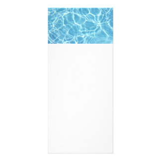 Pool Wasserrutschen Werbekarte