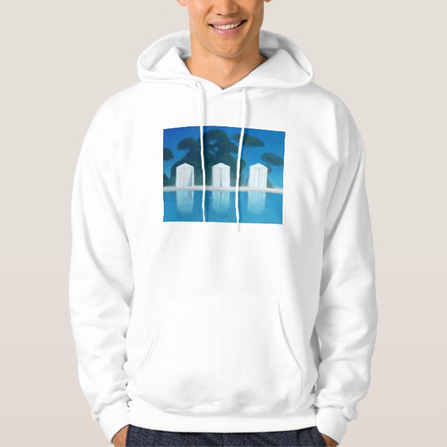 Pool-Zelte Hoodie (Vorderseite)