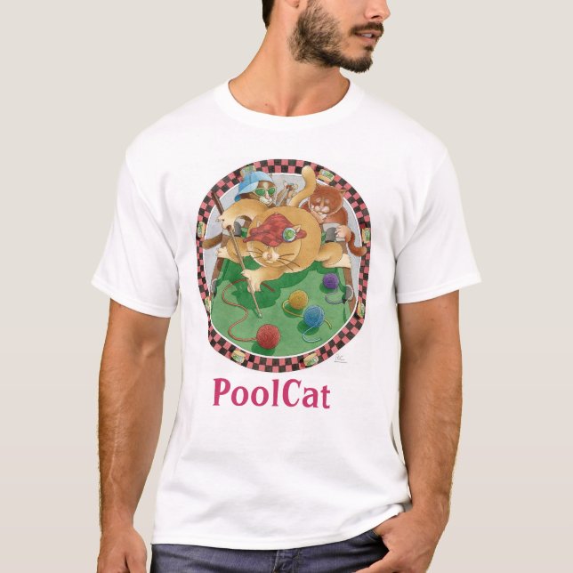 PoolCat T-Shirt (Vorderseite)