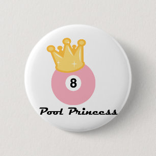 PoolChick Pool-Prinzessin Button