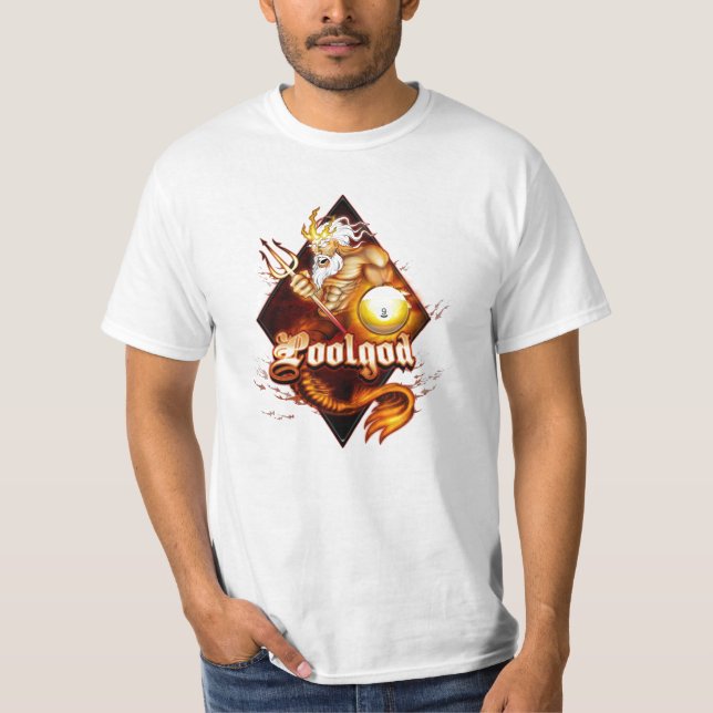 Poolgod Neptun T-Shirt (Vorderseite)