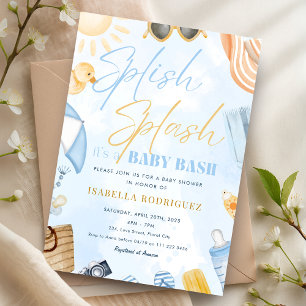 Poolparty-Baby-Shower-Einladung Spritz Spritz Baby Einladung