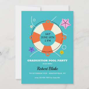 Poolparty Einladung