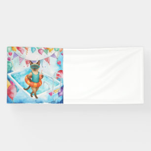 Poolparty für Katzenliebhaber Banner
