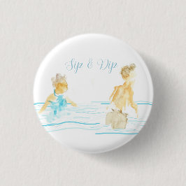 Poolparty-Servietten Button