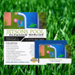 Poolportrait, Poolreinigung Werbung Flyer<br><div class="desc">Poolportrait,  Schwimmbad Reinigung Service Werbung Flyer von der Business Card Store.</div>