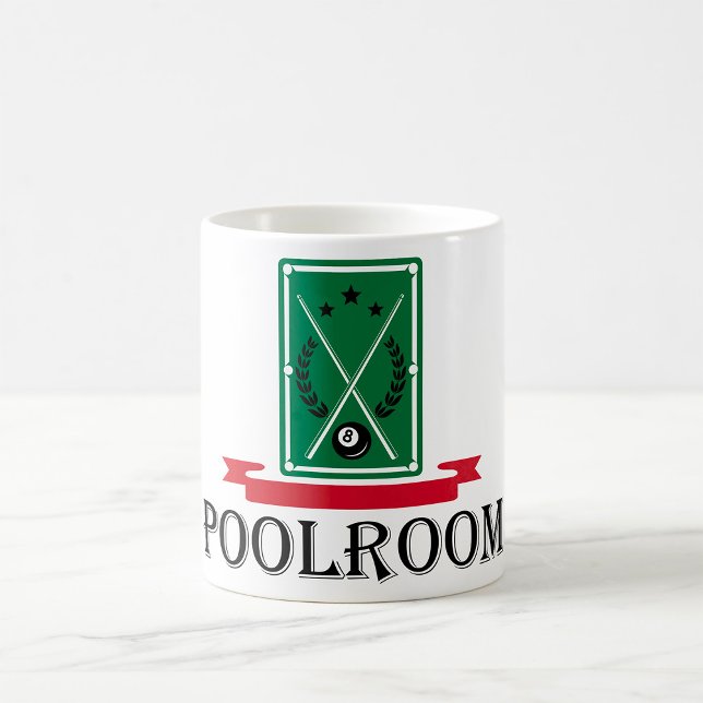 Poolroom Billard Klassik 8 Ball Kaffeetasse (Von Creator hochgeladen)