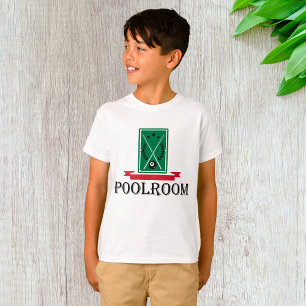 Poolroom Billard Klassik 8 Ball T-Shirt