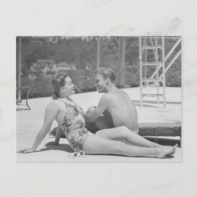 Poolside Fandom Postkarte (Vorderseite)