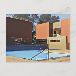 Poolside Kamel Nr. 1 Art Print Postkarte