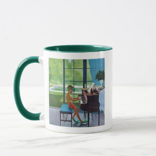 Poolside-Klavierpraxis Tasse