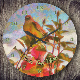 Poolside Singer 2338 Große Wanduhr