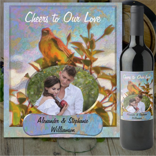 Poolside Singer Gefallen an Liebe 2338 Weinetikett (Von Creator hochgeladen)