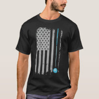 Poolspieler - Billard 8 Ball Vintage Amerikanische