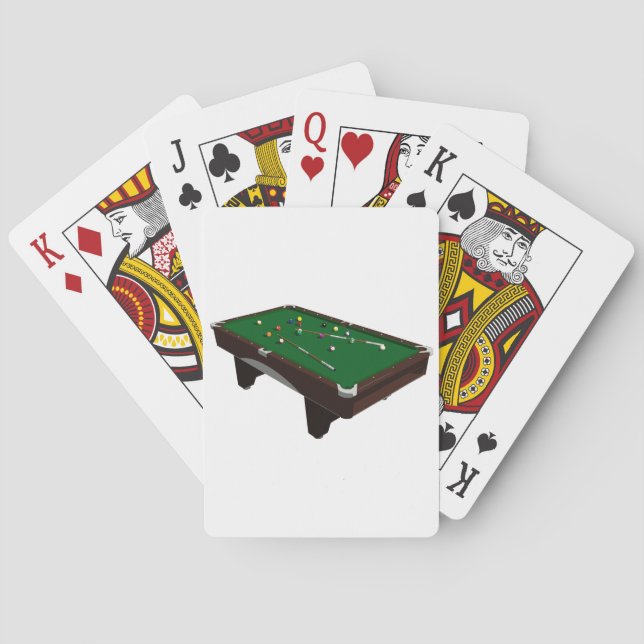 Pooltische Karten spielen Spielkarten (Rückseite)