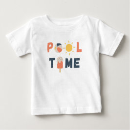 Poolzeit. Baby T - Shirt & Tops
