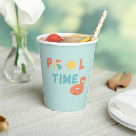 Poolzeit. Party Cups & Supplier Pappbecher