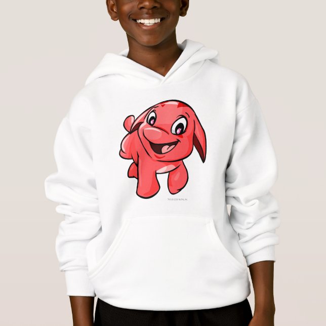 Pooogle Rot Hoodie (Vorderseite)