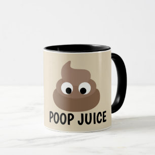 POOP JUS Drôle Mugs de café