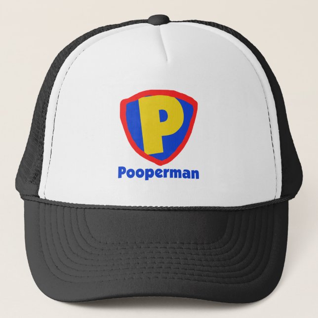Pooperman Truckerkappe (Vorderseite)