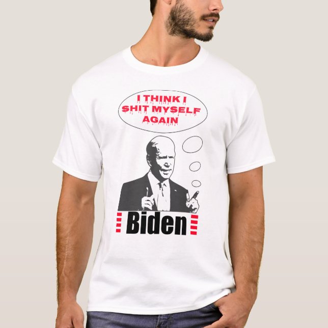 Poopy Pants Biden T-Shirt (Vorderseite)