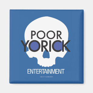 Poor Yorick Entertainment Logo Magnet