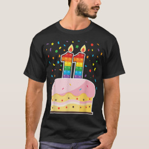 Pop 11. Geburtstagskuchen Mädchen Jungen 11. T-Shirt