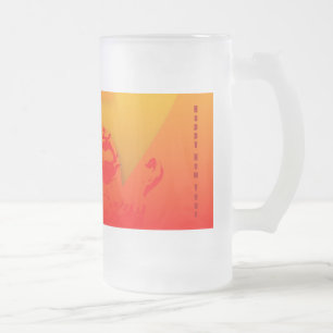 Pop 2015 Ram Sheep Goat Year - Mattiert Glass Tass Mattglas Bierglas