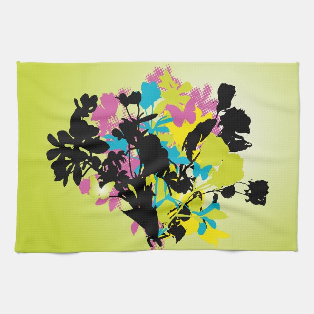 Pop Art 1 Serviette de cuisine (Horizontal)